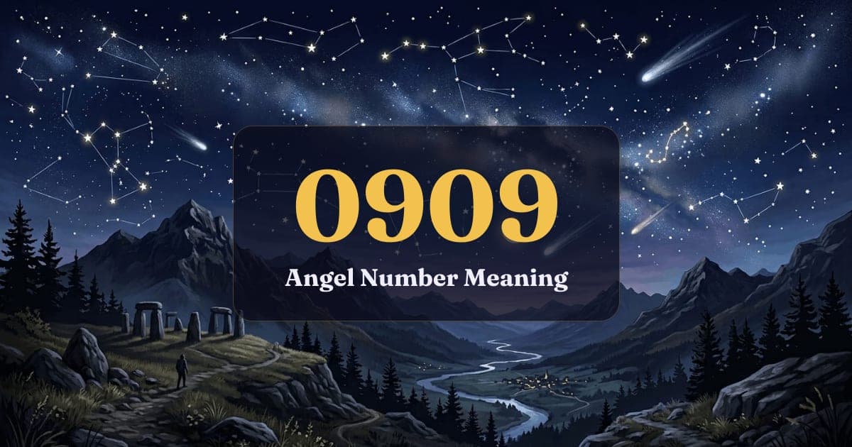 0909 Angel Number Meaning: Love, Twin Flame & Career