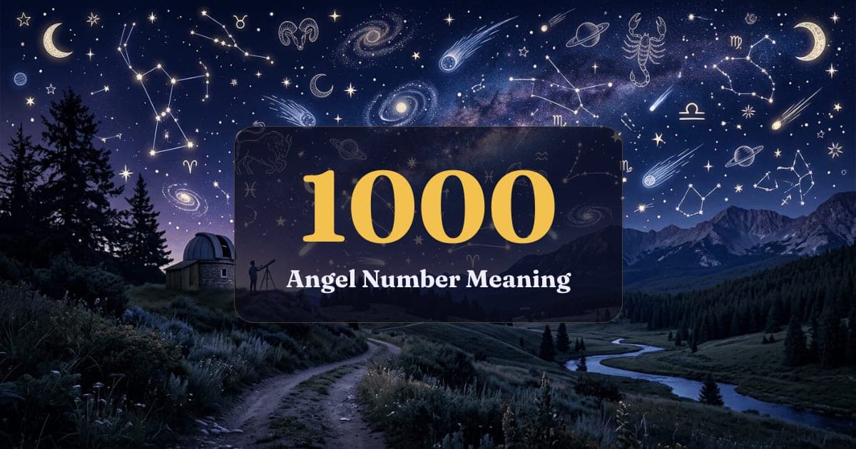1000 Angel Number Meaning: Love, Twin Flame & Career