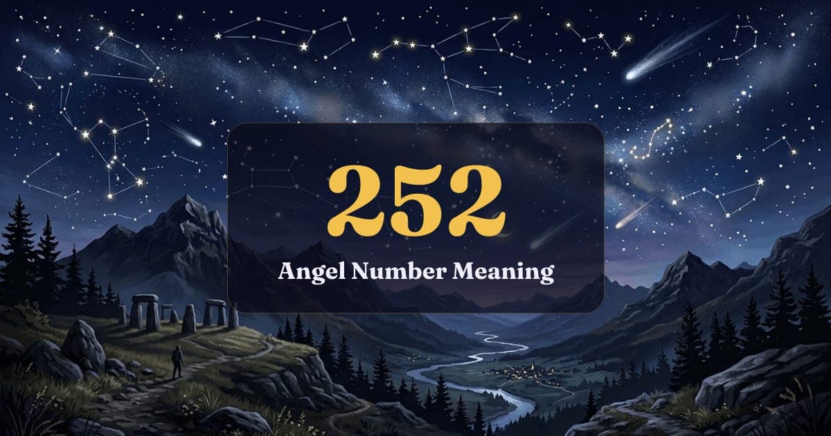 252 Angel Number Meaning: Love, Twin Flame & Career