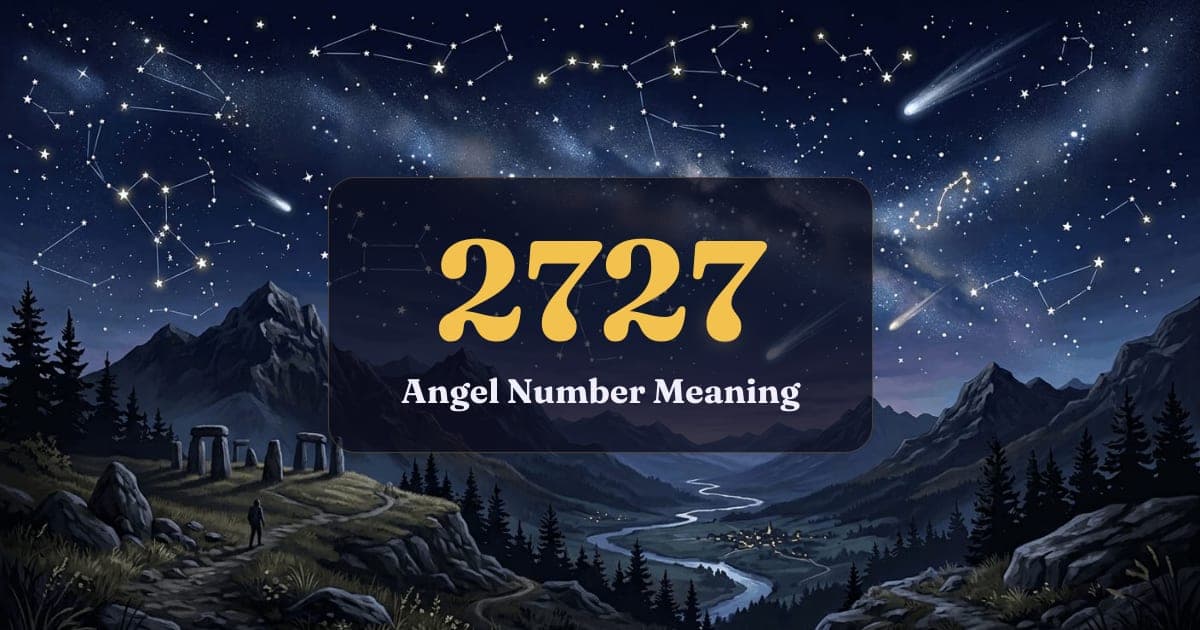 2727 Angel Number Meaning: Love, Twin Flame & Career