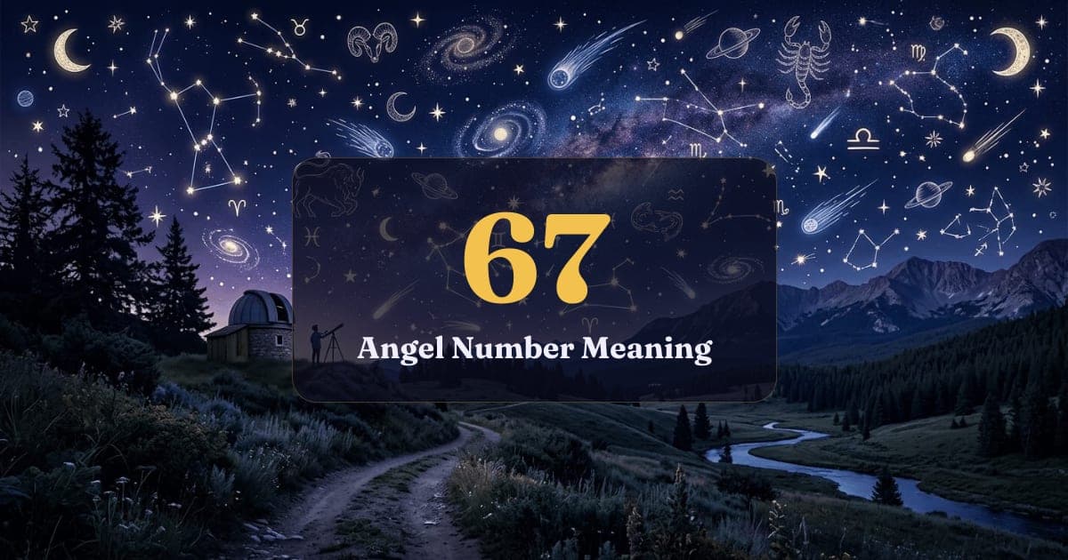 67 Angel Number Meaning: Love, Twin Flame & Career