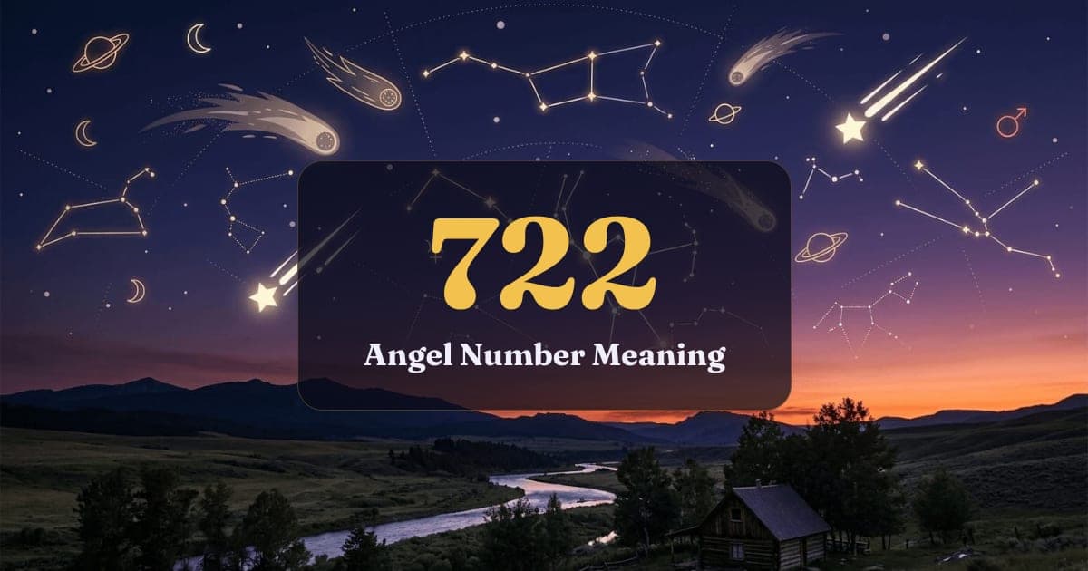 722 Angel Number Meaning: Love, Twin Flame & Career