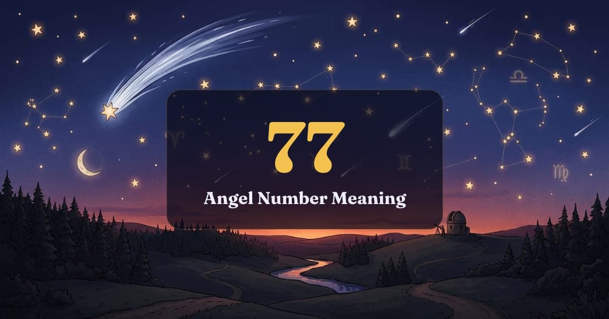 77 Angel Number Meaning: Love, Twin Flame & Career