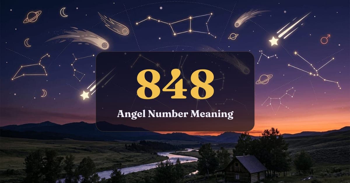 848 Angel Number Meaning: Love, Twin Flame & Career