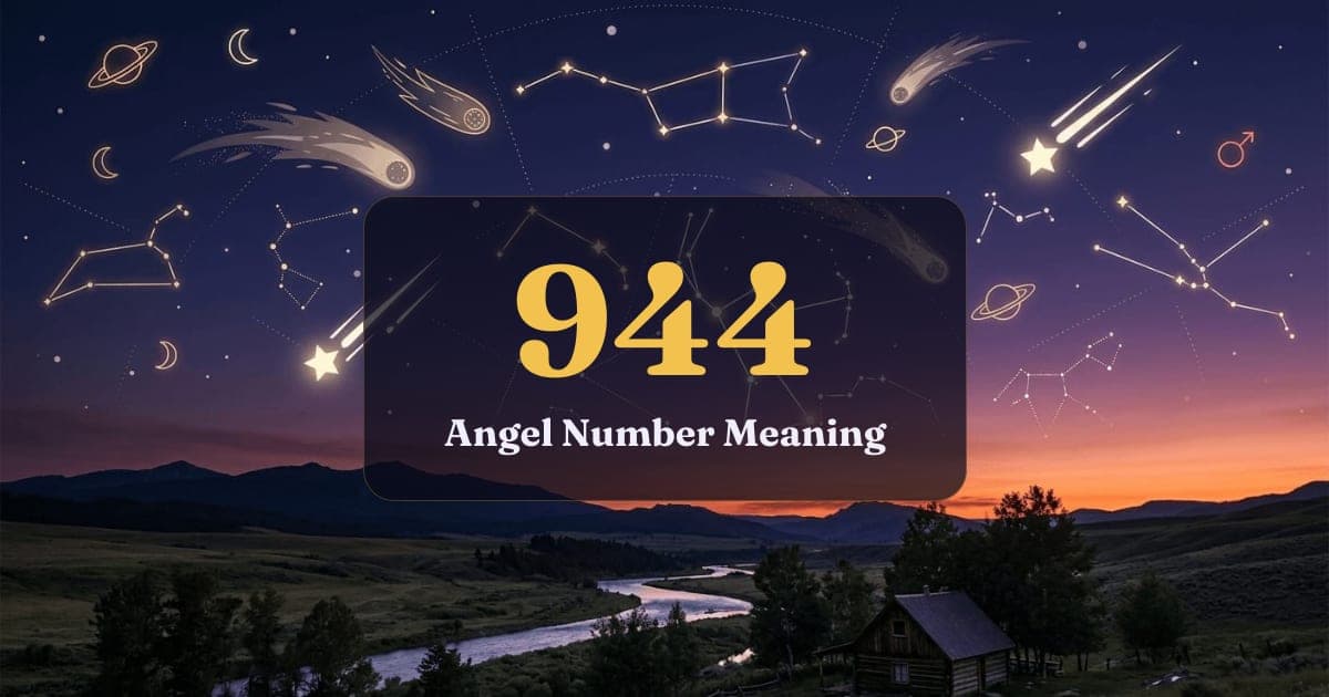 944 Angel Number Meaning: Love, Twin Flame & Career